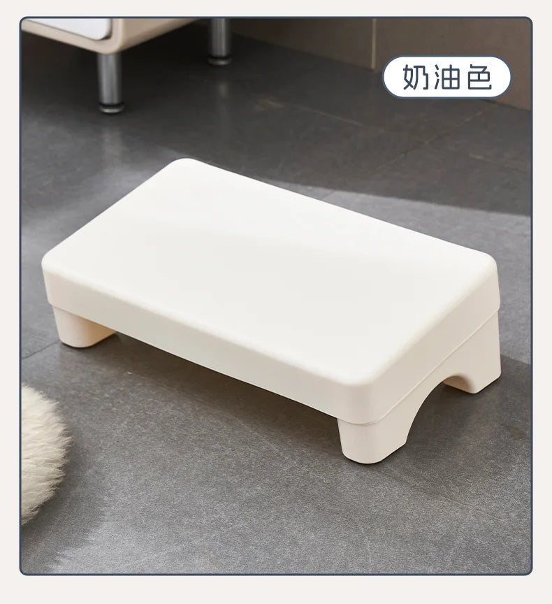 Ergonomic PP Footrest Under Desk Foot Stool Comfortable Space-Saving Foot Rest for Office Work Study Sofa Home