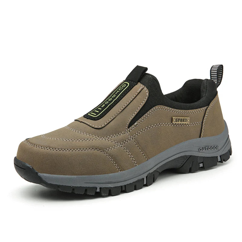 Classic Outdoor Men Sneakers Spring Slip On Casual Shoes Breathable Suede Leather Shoe Anti-skid Walking Shoe Hot Sale Footwear