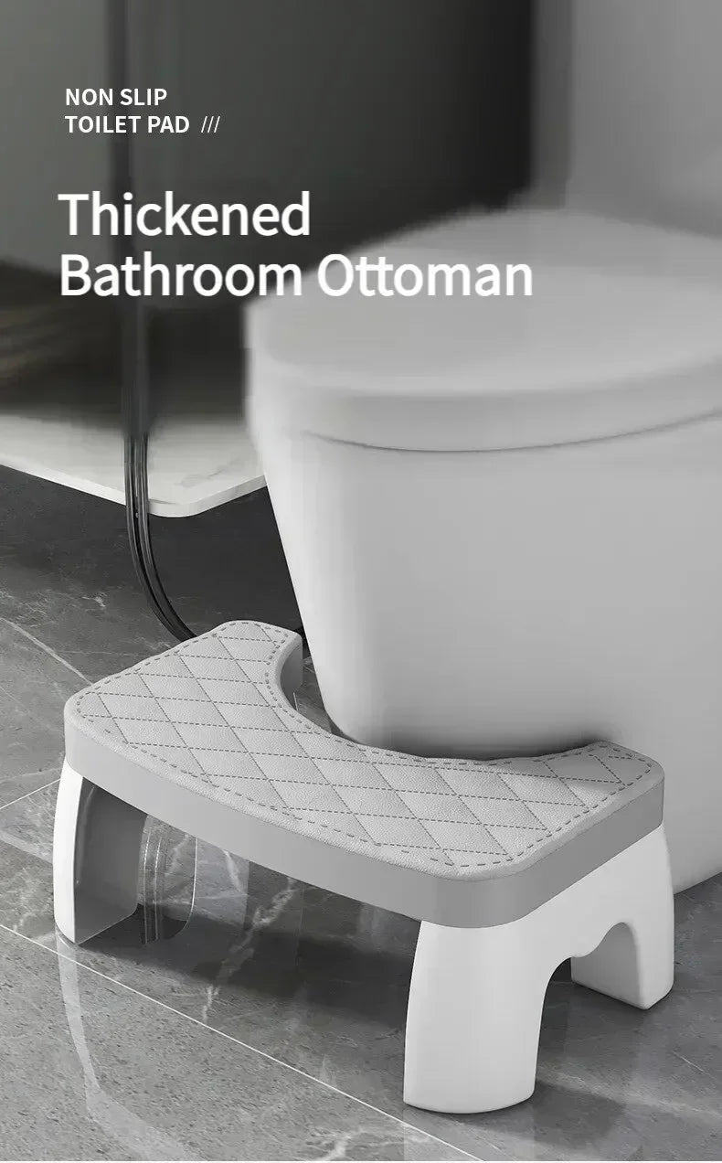 Universal Squatty Potty Toilet Stool - Waterproof Foot Stool for Adults, Kids, Seniors & Pregnancy Support