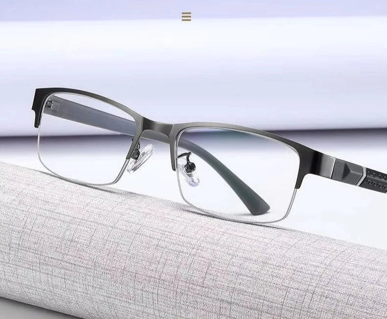 Men Reading Glasses Retro Business Hyperopia Glasses Anti Blue Light Reading Glasses 0 +1.0 To +4.0 Glasses
