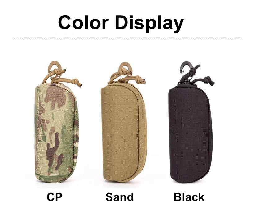 Tactical Eyeglass Case Outdoor Hunting Shockproof Protective Goggles Box Portable Outdoor Sunglasses Case-1000D Nylon for Man