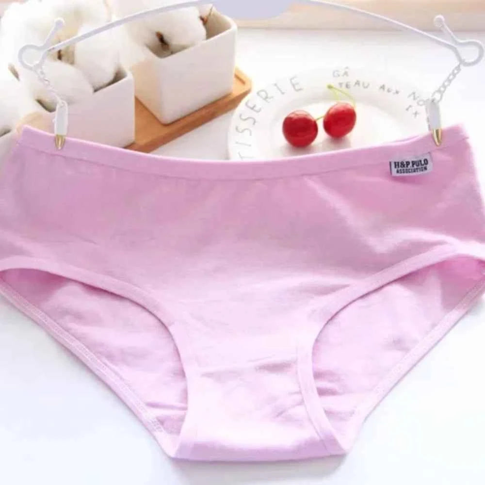Women's 7 Pack Triangle Briefs - Soft Breathable Comfort Fit Solid Color Underwear, Daily Wear Underpants