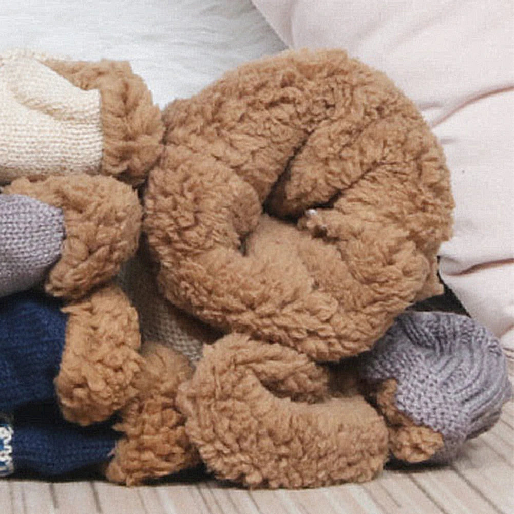 Herren Damen Winter Indoor Hausschuhe Socken Rutschfeste Dicke Thermosocken Warme Thermosocken Weich für Weihnachten