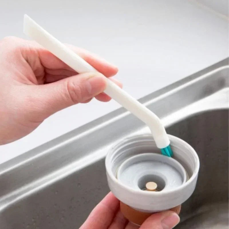 2 Pcs/Set Cleaning Narrow * Brush Long Handle Portable Gap Baby Bottle Gap Cleaning Brush Household Kitchen Tool Small Brush
