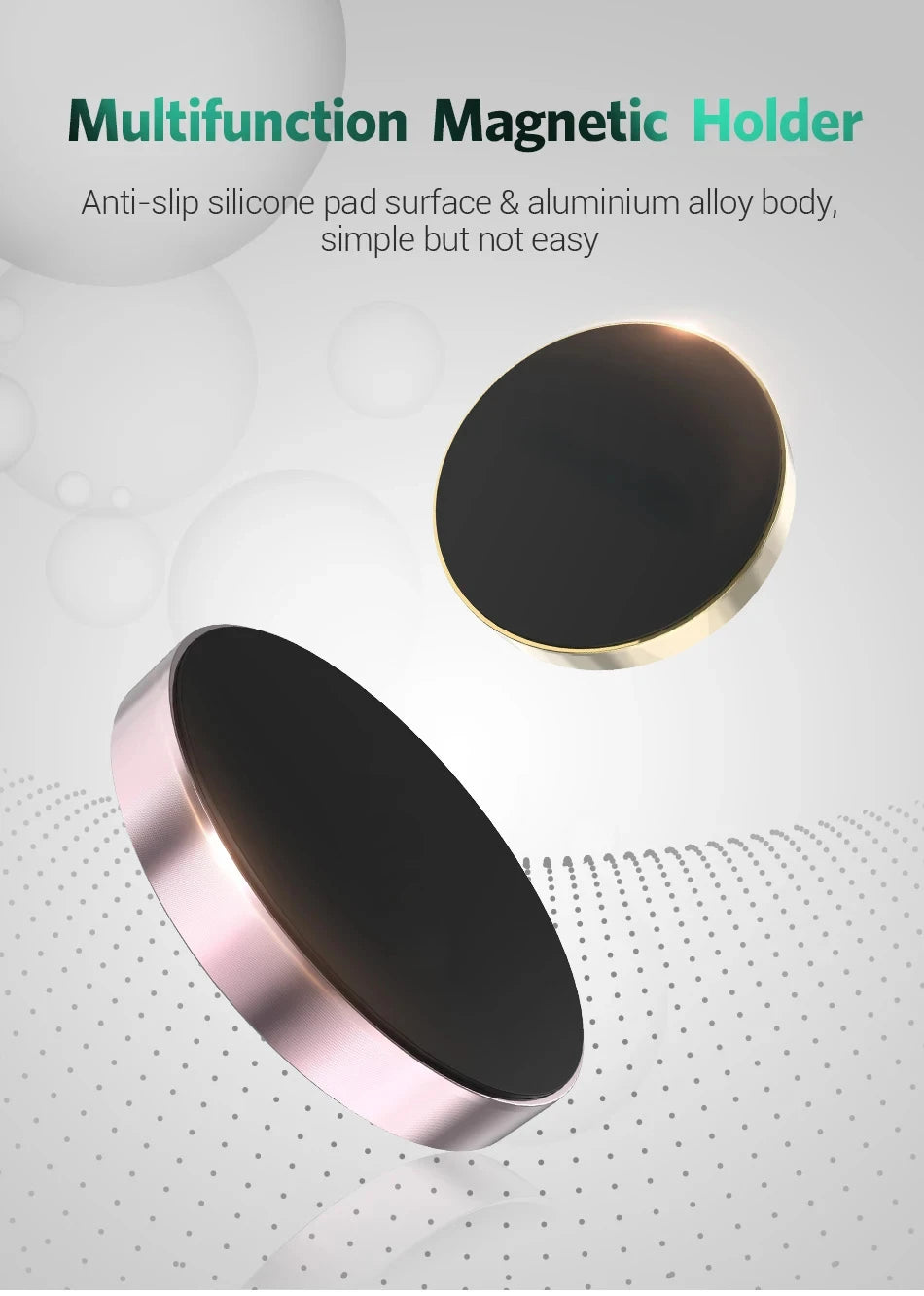Magnetic Car Phone Holder Universal Magnetic Mount Bracket Stick on Car Dashboard Wall for iPhone Xiaomi Huawei Phone Car Holder