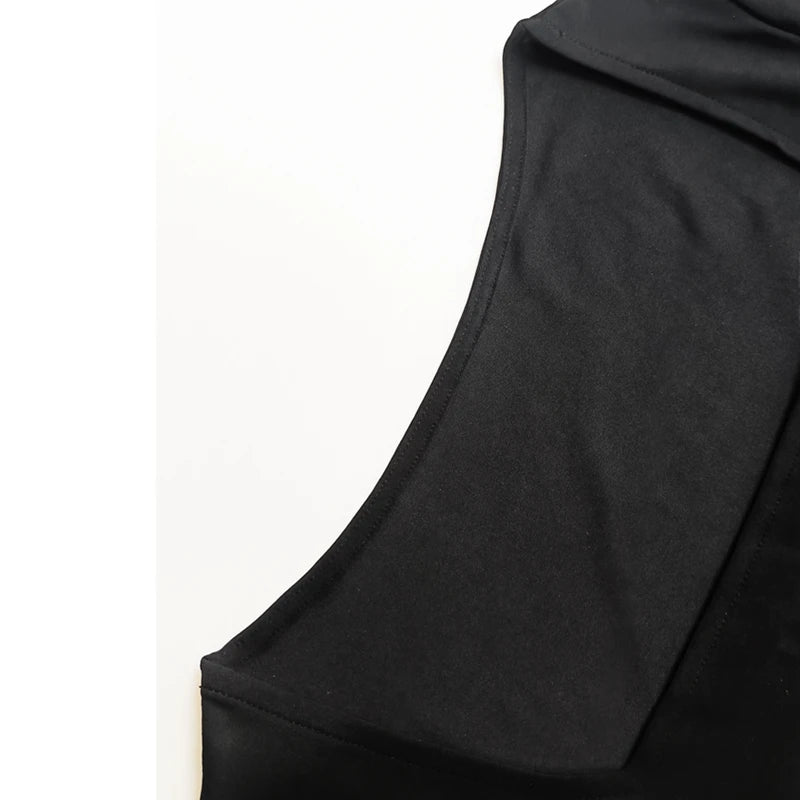 Long Sleeve Bodysuits Spring 2025 Square-Cut Collar Solid Bodycon Elastic Romper Sexy Y2k Women Clothing Fashion Club Party 2520