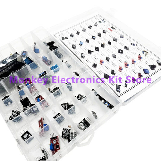 45 in 1 Sensors Modules and  16 Kinds Starter Kit For Arduino Raspberry Pi , Better Than 37 in 1 With Box DIY UNO R3 MEGA2560 - Shoppiline