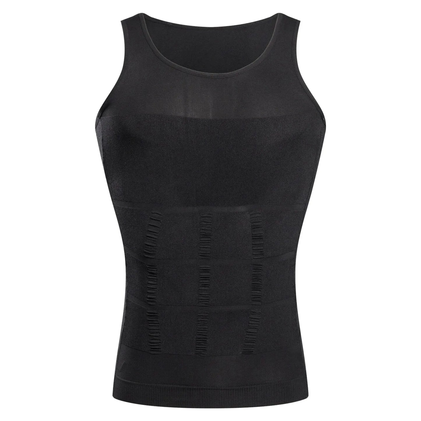 YBFDO Hommes Body Shaper Gilet de Compression Amincissant Sous-vêtement Sans Couture Ceinture d'Entraînement Débardeur Contrôle du Ventre Perte de Poids Gainant