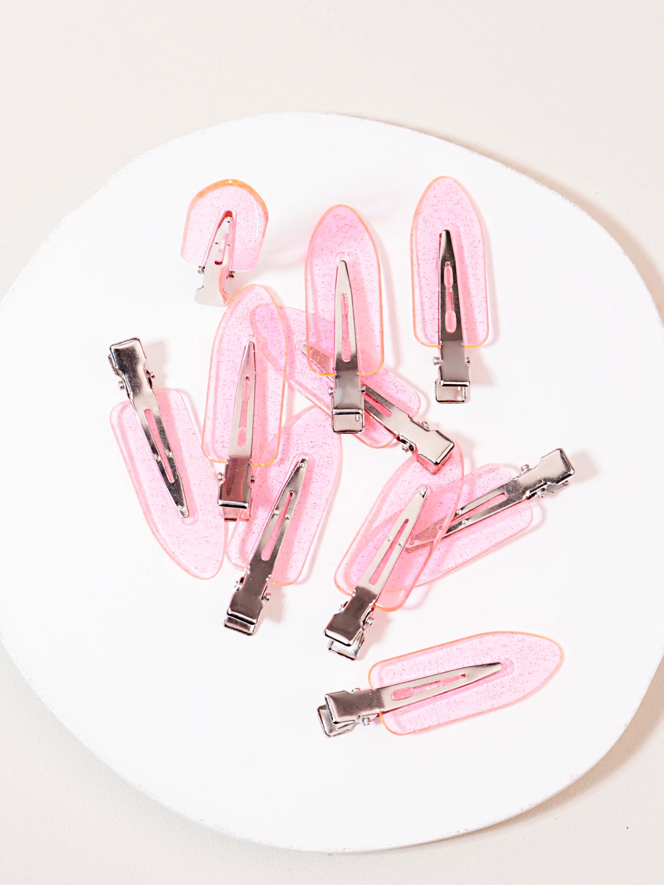 10 pinces à cheveux transparentes sans couture pour filles, pinces à maquillage facial, pinces à cheveux spéciales pour perruques de vrais cheveux