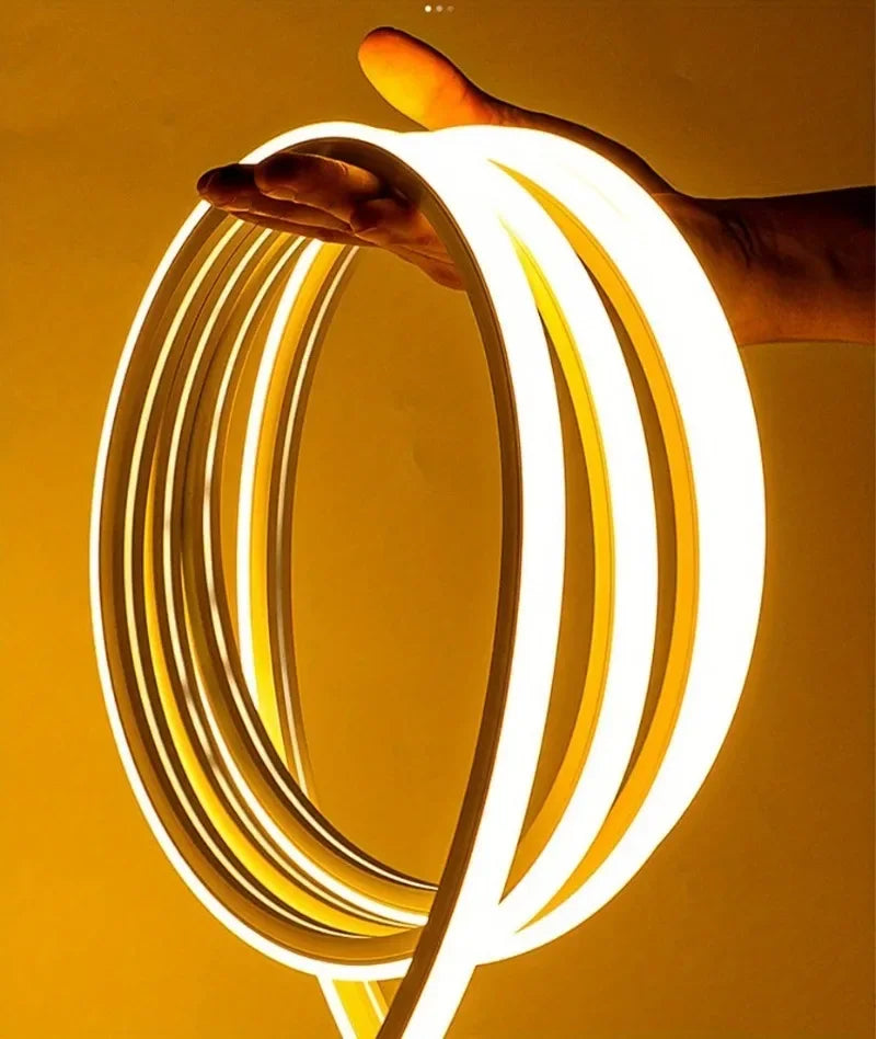 Car Trunk Led Light Strip 200cm/400cm Flexible PVC Decorative Light Strip Automatic Induction Atmosphere Lamp Universal for Suv