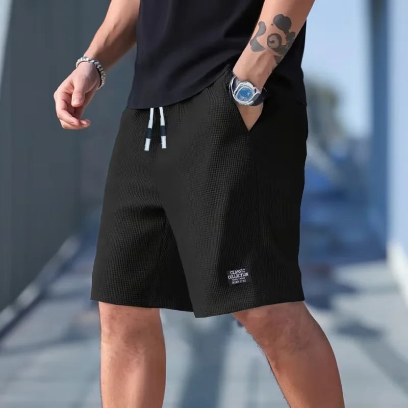 Men's Shorts, Men's Casual Pants, Men's Beach Shorts, Men's Sports Shorts, New Fashionable Textured Fabric, Breathable Pants, Su