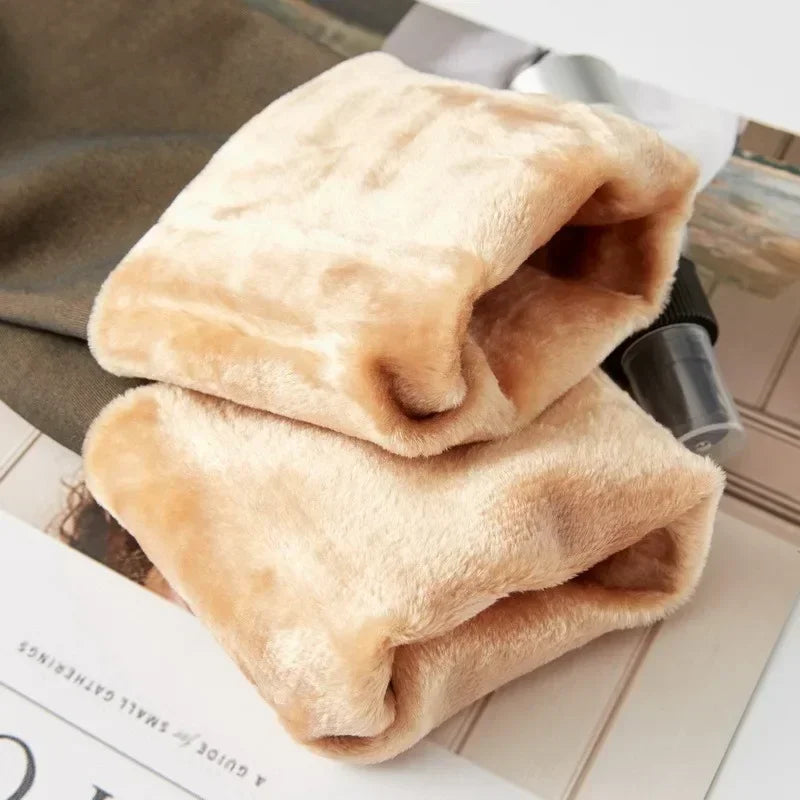 Tights with Insulation Warm Tights for Winter Leg Warmers Thermo Pantyhose Women's Warm Fleece Lined Tights Thermal Stockings