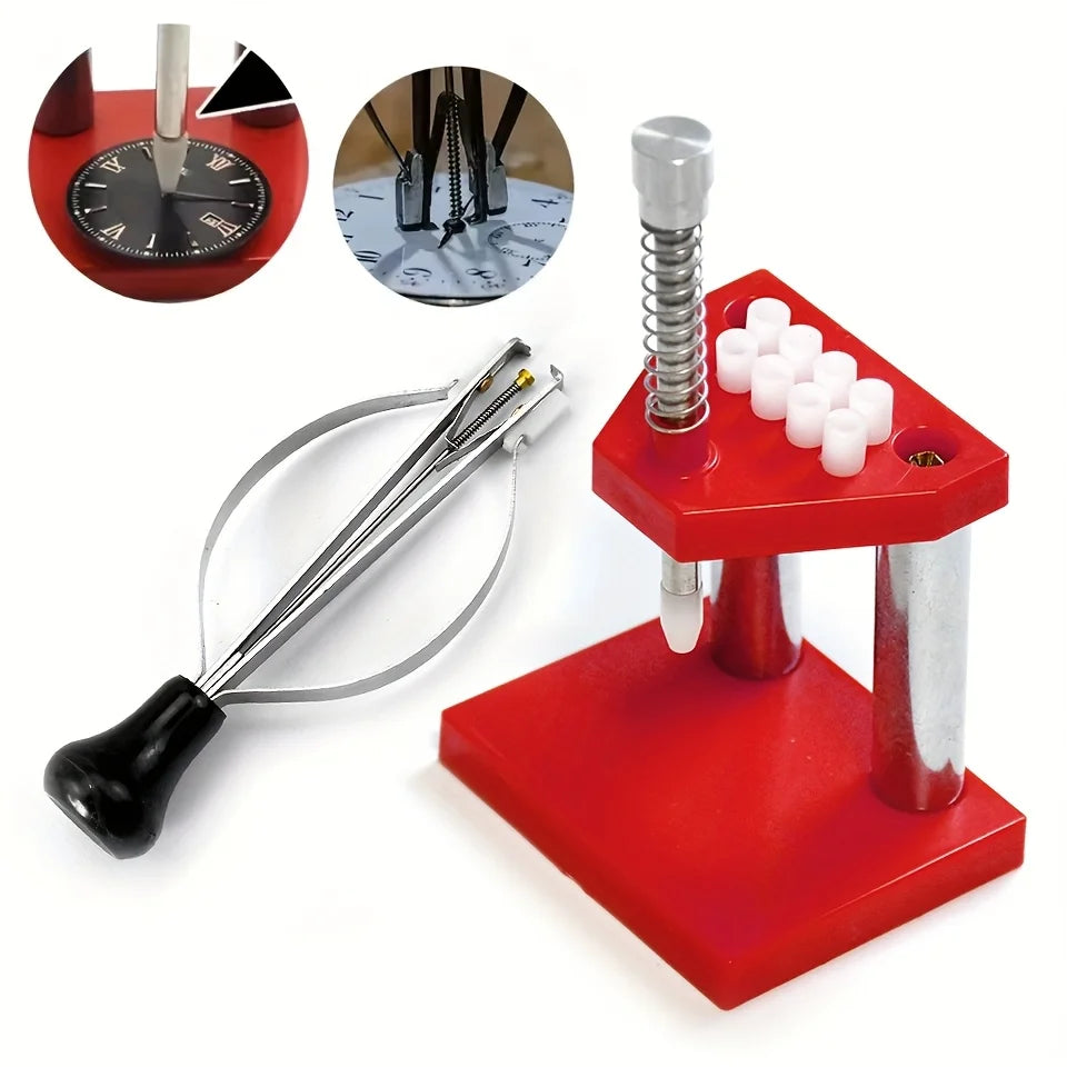 Uhrmacherwerkzeug-Set: Gummistaub-Luftgebläse, Schutzpolster, Nadelstift, Reinigungsbürste, Uhrenreparaturwerkzeuge, Pflegeset