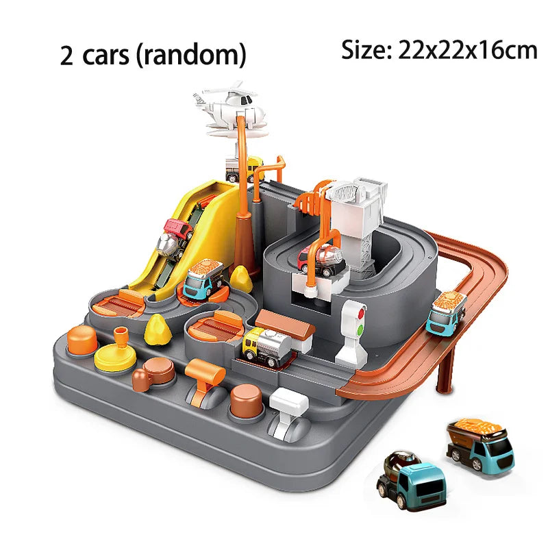 Racing Rail Car Model Space Aerospace Animals Educational Toys Children Train Track Adventure Brain Mechanical Interactive Game - Shoppiline