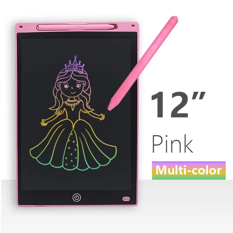 Digital LCD Writing Tablet Board 8/12 Inch Drawing Tablet Screen Kids Graphic Tablet Toys for Children