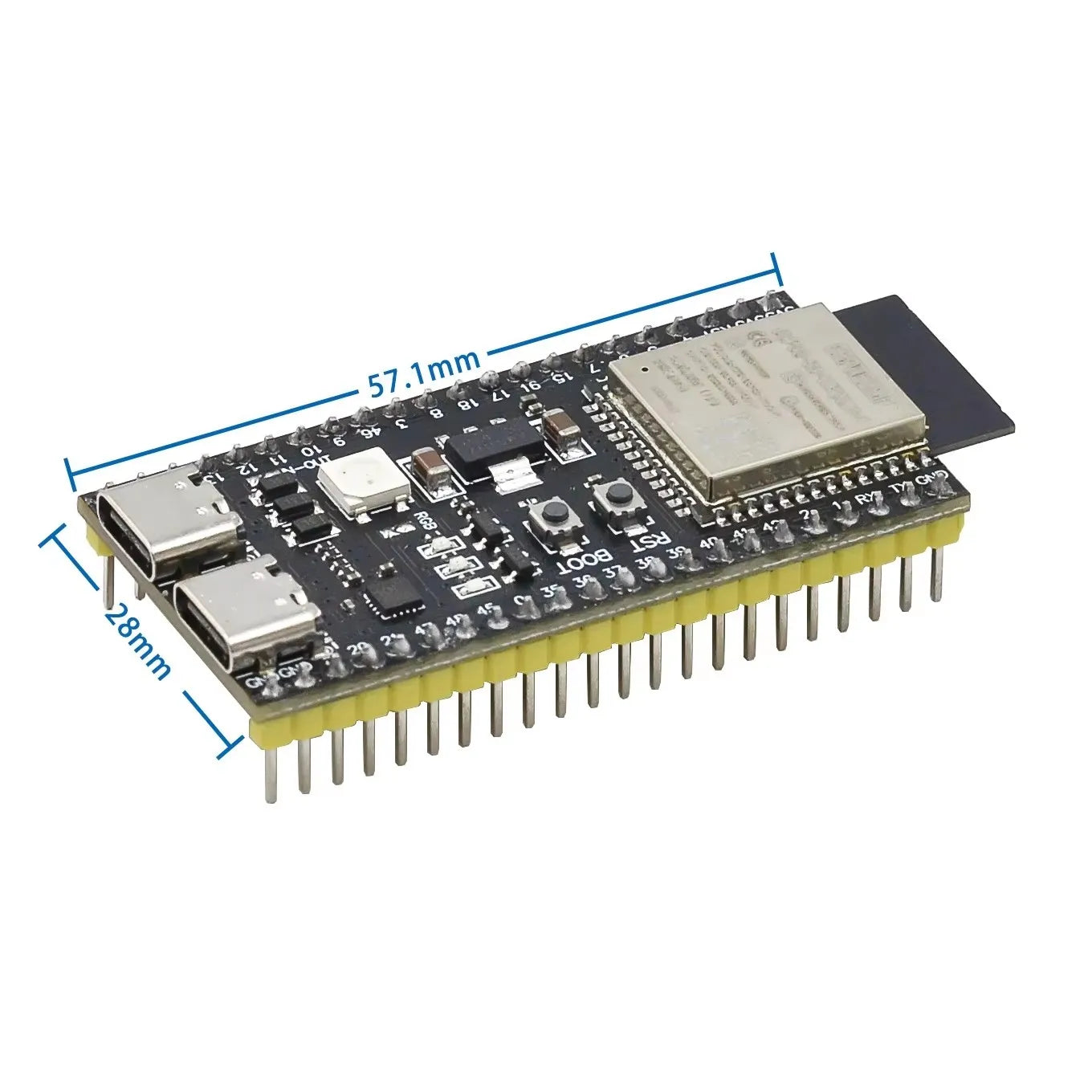 1-10PCESP32-S3-DevKitC-1 ESP32-S3 WiFi Bluetooth-compatible BLE 5.0 Mesh Development Board ESP32 Wireless Module N16R8 N8R8 N8R2