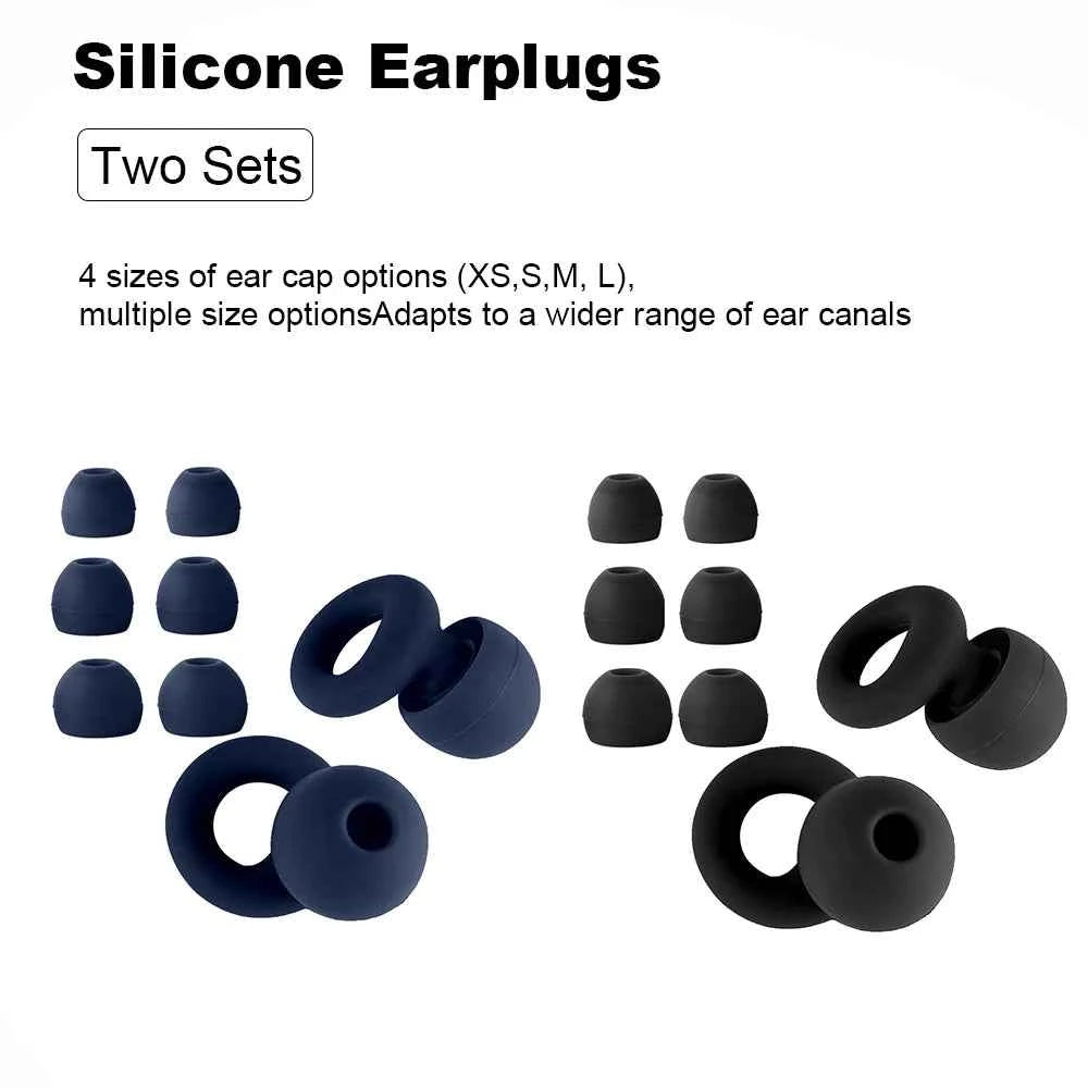 HUAK Concert Ear Plugs, High Fidelity Noise Cancelling Silicone Ear Plugs, Reusable Ear Plugs for Musicians, , Focus and Sleep