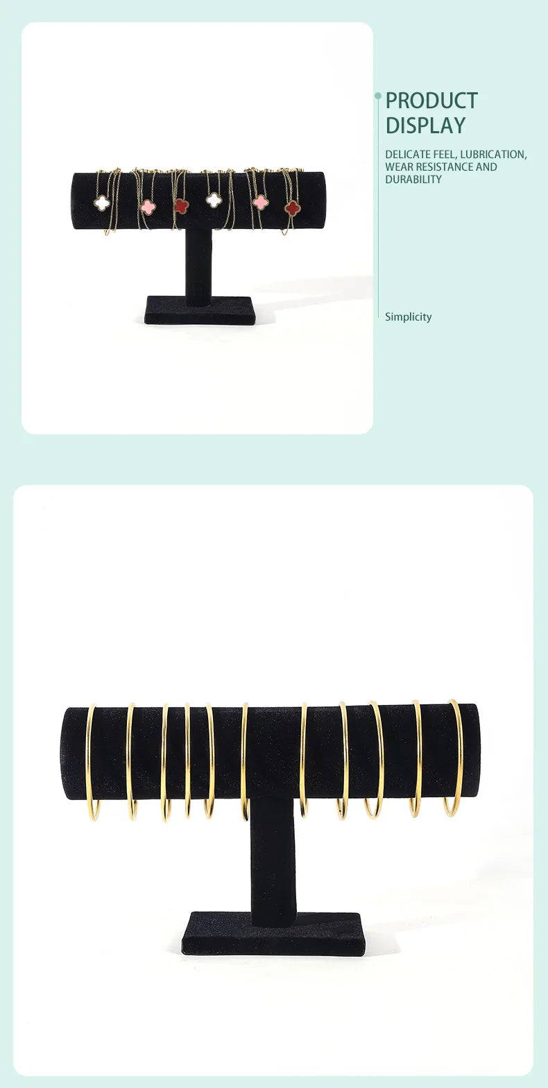 Jilai Flannel Single-layer Bracelet Rack Jewelry Watch Bracelet Rack Display Jewelry Display Rack
