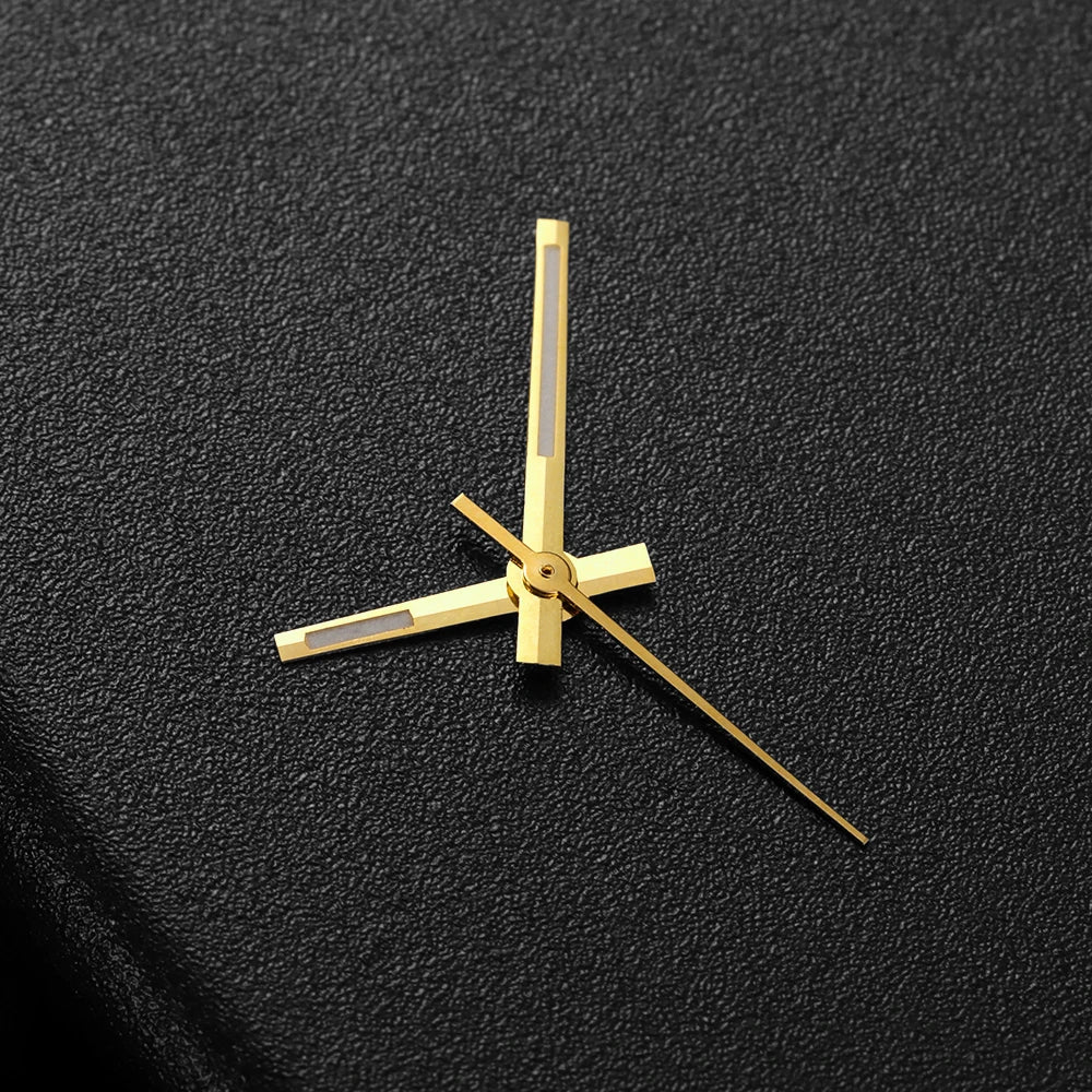 Modified Watch Hands Green Luminous Logbook Needle Silver Gold Rose Watch Accessories for NH35/NH36/4R/7S Movement