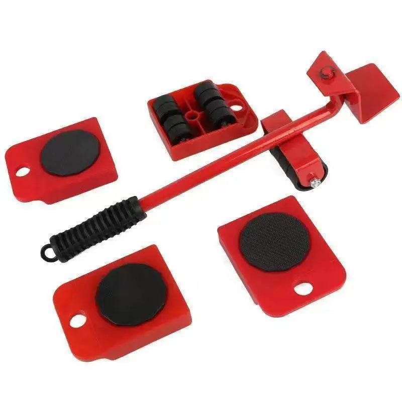 Heavy-Duty Moving Rollers 2/4/5 Pieces Smooth Glide Sliders for Furniture Lifting and Moving
