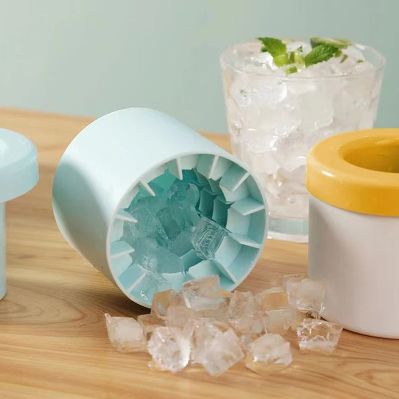 4/6/8/15/160 Grid Big Ice Tray Mold Giant Jumbo Large Food Grade Silicone Ice Cube Square Tray Mold DIY Ice Maker Ice Cube Tray