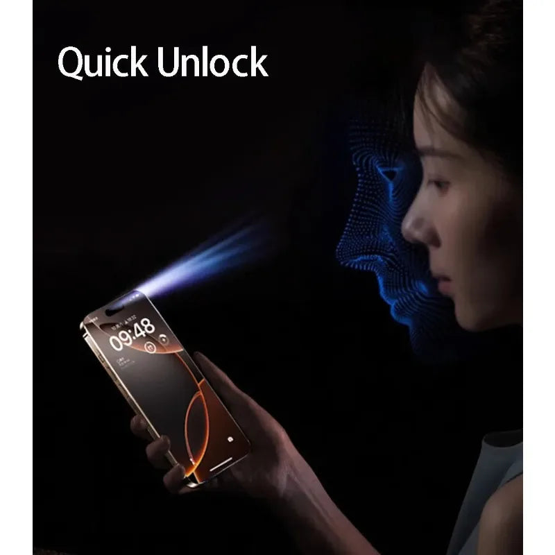 1PCS Anti-Spy For iPhone 17 16 Pro Max Screen Protector For iPhone 15 14 13 12 11 Pro Max Plus Privacy Protective Film