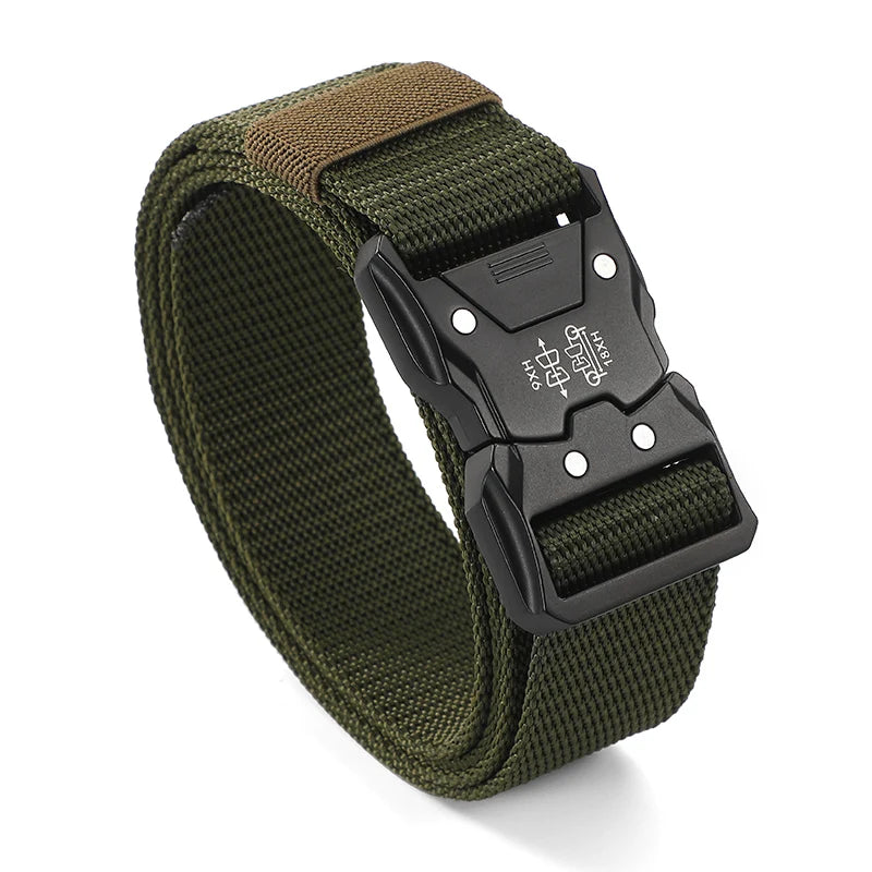 1pcs Versatile Men's Tactical Belts - Durable, Adjustable Design - for Outdoor Hunting & Sports Enthusiasts Men Belt