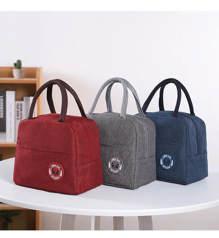 Neue japanische einfarbige vielseitige Kation-Frischhaltetasche, Eisbeutel, Bento-Wärmeisolierungstasche, Studenten-Brotdose, tragbare Ther