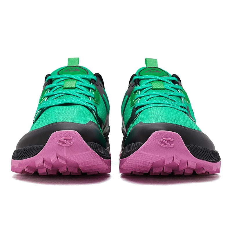 HOBIBEAR Unisex Hiking Sneakers Lace-Up Walking Shoes Outdoor Travel Artificial Leather Sneakers - Shoppiline