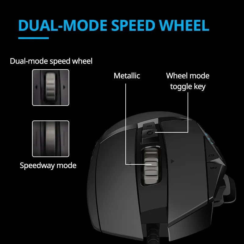 Logitech G502hero Master Wired Gaming Mouse 502 Esports Machinery Eat Chicken Macro CS Programming Peripheral - Shoppiline