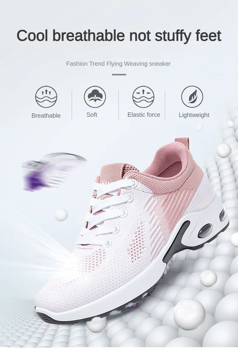 Chaussures Femme 2025 Baskets Décontractées d'Été en Maille Respirante Abordables Livraison Gratuite