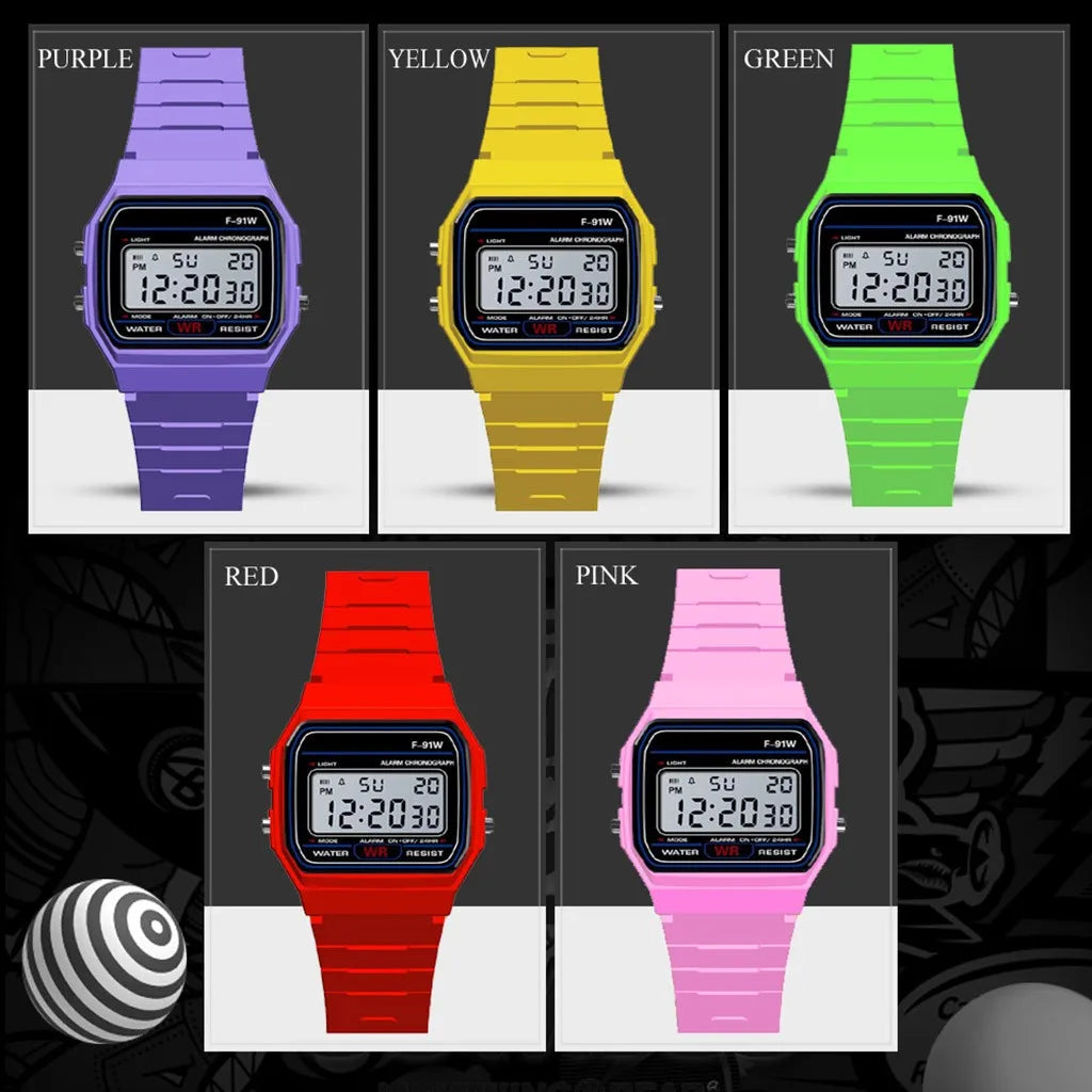 Luxus Herren Analog Digital Militär Sport LED Wasserdichte Kinderarmbanduhr für Damen Wecker