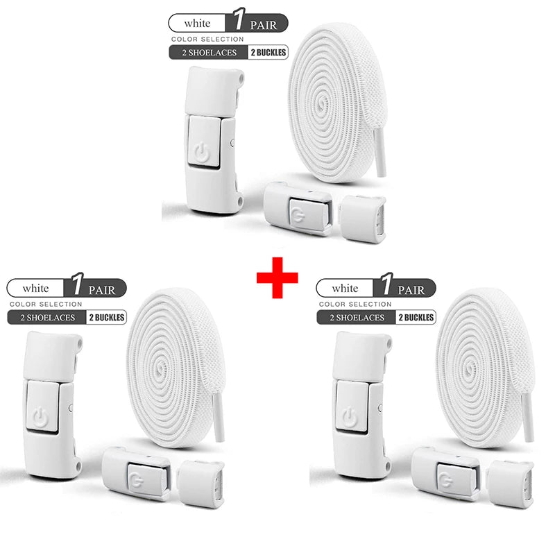 8mm Schnürsenkel ohne Binden, Pressverschluss Schnürsenkel, Elastische Schnürsenkel, Sneaker Kinder Erwachsene, Verbreiterte flache Schnürsenkel für Schuhe