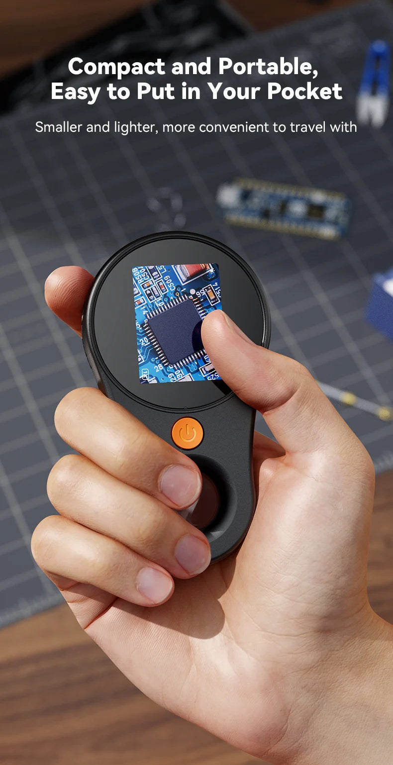 2.0inch 500X Digital Microscope 1080P Video Coin Microscopio with Magnifying Glass Wiht 8Leds for Electronics Repair Windows/Mac - Shoppiline