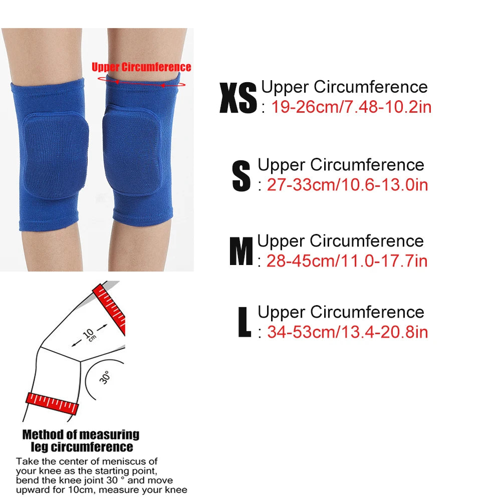 Soft Breathable Volleyball Knee Pads for Dancers Men Women Kids Protective Knees for Football Dance Yoga Tennis Running Cycling