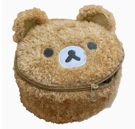 Plushes Makeup Case Anime Relaxed Bear Cosmetic Bag Women Jewelry Storage Pouch Girl Organizer Handbags Gift Hot Sales