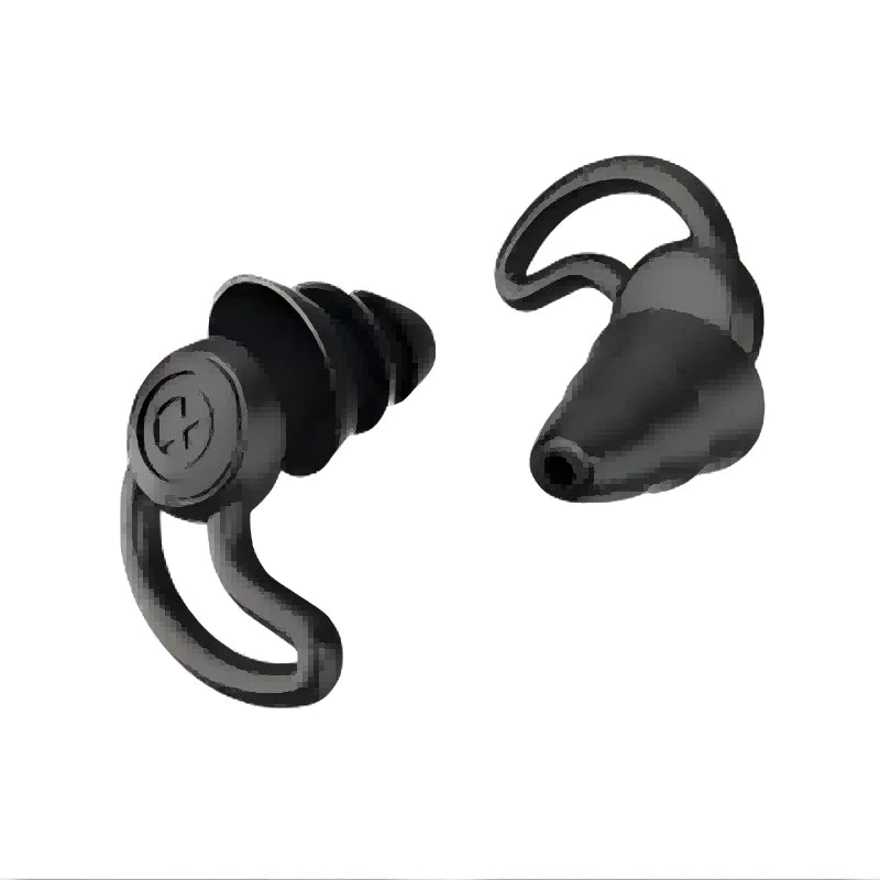 3 Layer Soft Reusable Silicone Ear Plugs, Noise Cancelling Comfort Fit Earbuds for Sleep & Hearing Protection