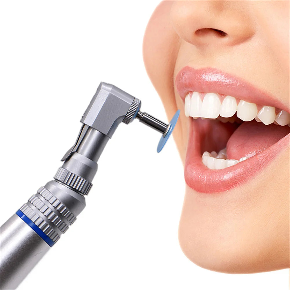 40Pcs/box Dental Polishing Discs Dental Composite Polishing Disc Gross Reduction Contouring Mandrel Stripes Set