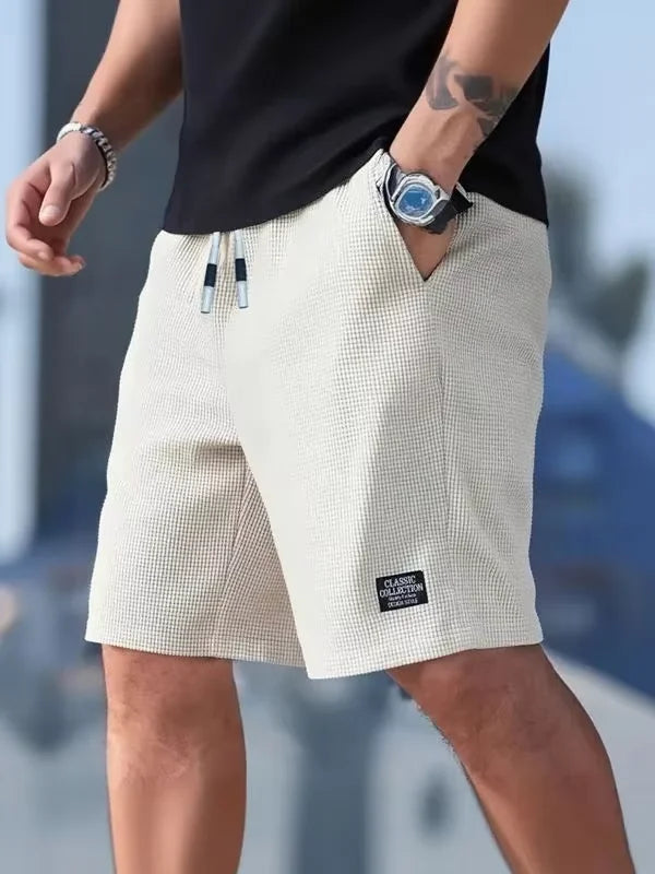 Men's Shorts, Men's Casual Pants, Men's Beach Shorts, Men's Sports Shorts, New Fashionable Textured Fabric, Breathable Pants, Su
