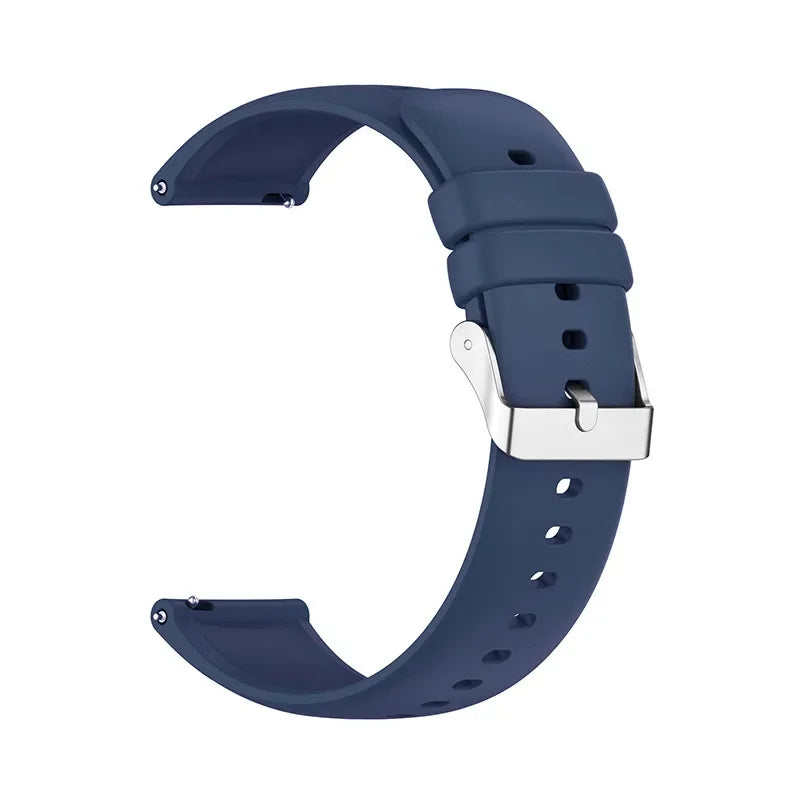 Universal Watch Straps 22mm 20mm Quick Release Silicone Band Soft Rubber Wristband for Huawei Samsung Xiaomi Amazfit Smartwatch
