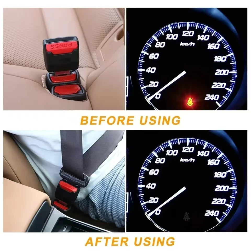 2PCS Car Seat Belt Clip Extension Plug Car Safety Seat Lock Buckle Seatbelt Clip Extender Converter  Car Seat Accessories