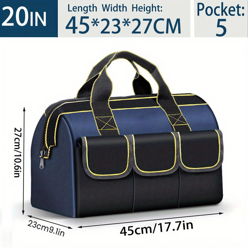 Multifunctional 13in-23inch Tool Bag Thicken big Capacity Waterproof Wear-Resistant Toolkit MultiPocket Electrician Storage Bag - Shoppiline
