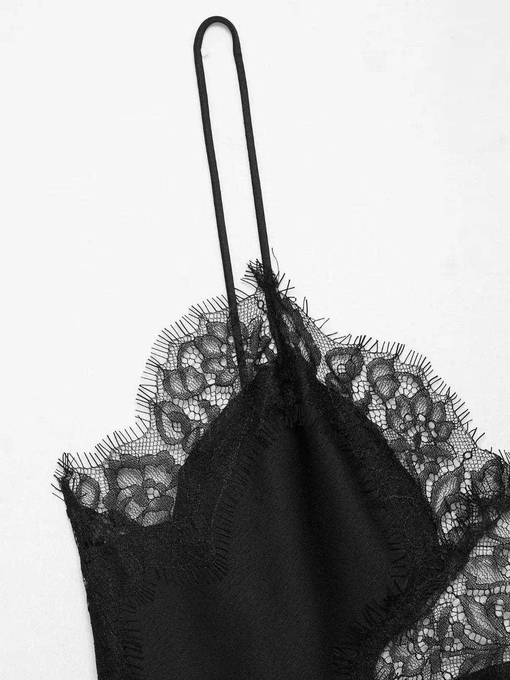 Elegant Asymmetrical Lace Lace Patchwork Top Sleeveless Backless Camisole Tops V Neck Sexy Lace Women tank top Summer Wear