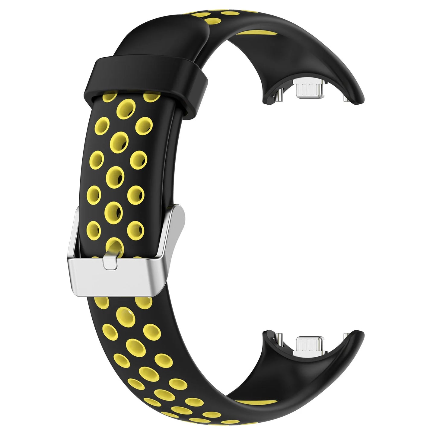 Für Xiaomi Band 8 9 Silikonarmband, zweifarbiges, atmungsaktives Smartwatch-Armband, Ersatzarmband für Xiaomi MiBand 8 9