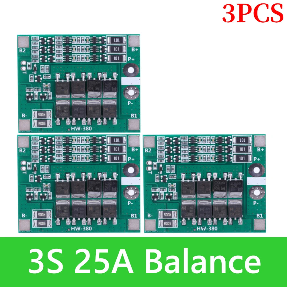 BMS 3S/4S 5A 10A 20A 25A 40A 60A Li-ion Lithium Battery Charger Protection Board 18650 For Drill Motor 12V with Enhance/Balance - Shoppiline
