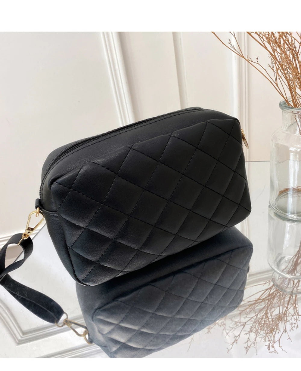 2024 Quaste Kleine Umhängetasche für Damen Trend Lingge Stickerei Kamera Damen Umhängetasche Mode Kette Damen Crossbody Taschen