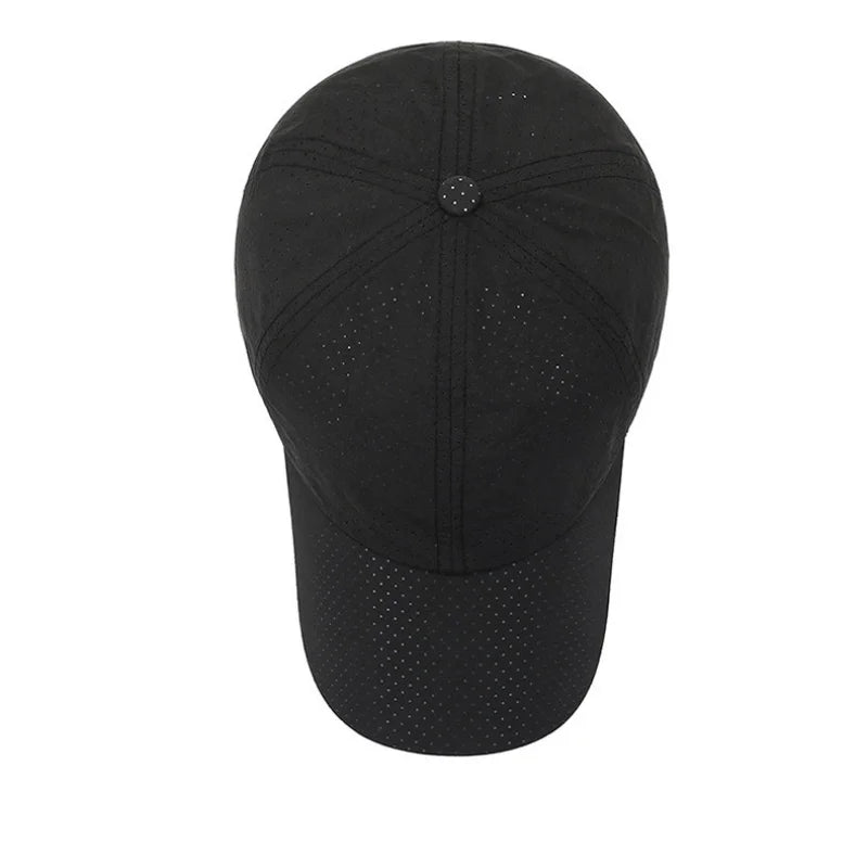 Hat Men Spring Summer Solid Color Mesh Cap Baseball Cap Women Autumn Korean Edition Sunscreen Hat Mesh Breathable Peaked Cap New