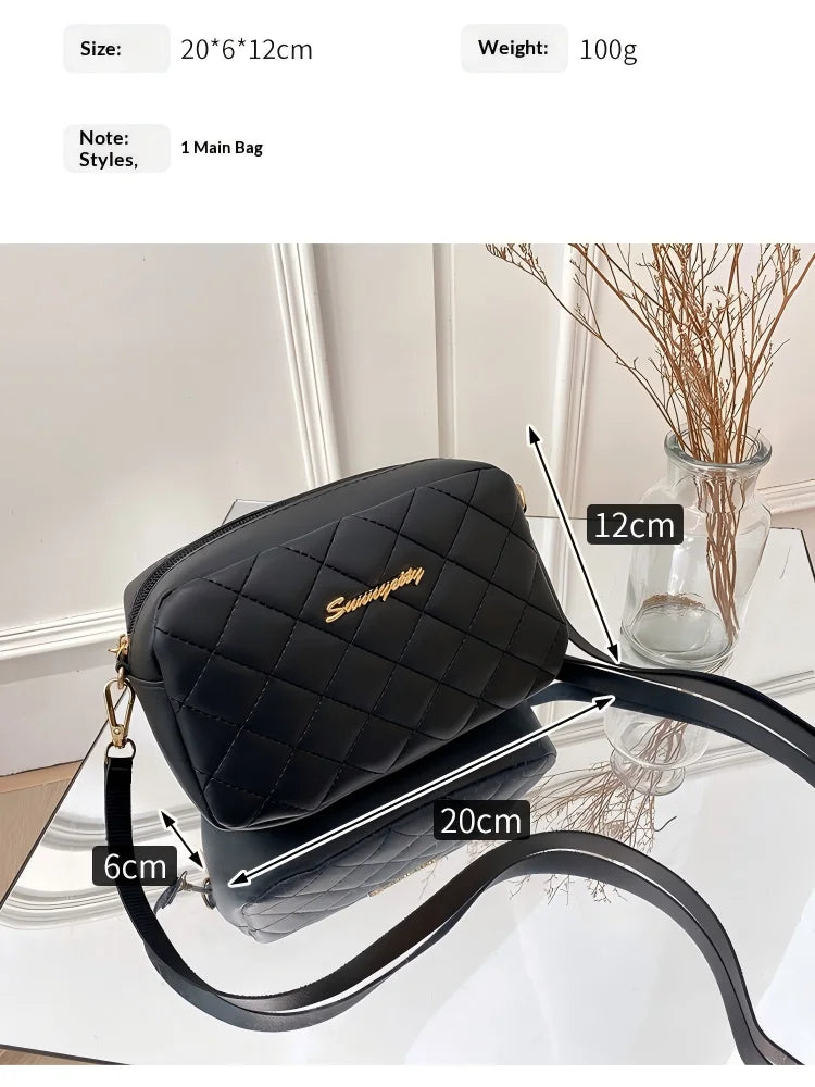 Homefish 1PCS Spring Models Women's Versatile Crossbody Bag Simple Casual Large Capacity High Quality Sense of Shoulder Bag
