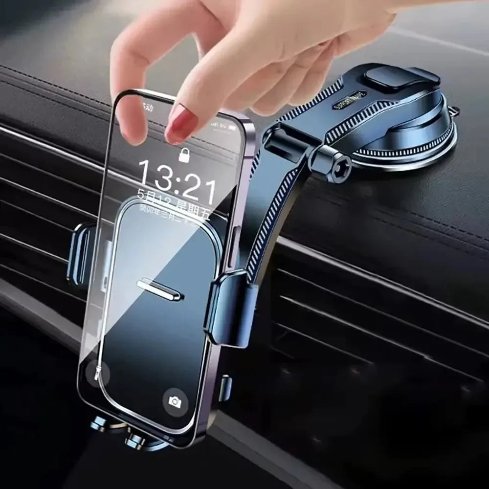 Suction Cup Car Phone Holder 360° Rotation Car Dashboard GPS Navigation Mount Stand For iPhone Samsung Xiaomi Smartphone Bracket