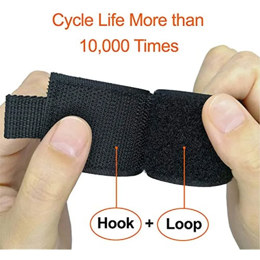 Heavy Cable Cord Storage with Triangle Buckle Wire Manager Power Cord Management Nylon Belt Keychain Straps for Cable Hoses